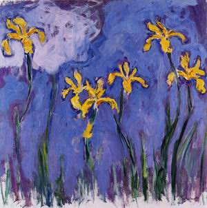 Yellow Irises with Pink Cloud 1914-1917