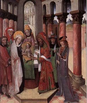 Triptych with Scenes from the Life of Christ(left)