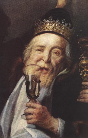 The Bean King (detail) c. 1638