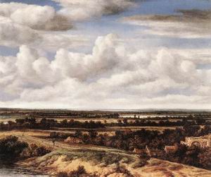 An Extensive Landscape with a Road by a Ruin 1655