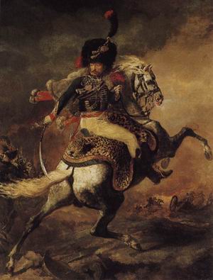 An Officer of the Chasseurs Commanding a Charge 1812