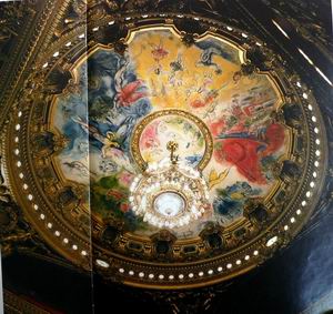 Ceiling of the Paris Opera House , 1964