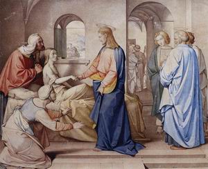 Christ Resurrects the Daughter of Jairu 1815