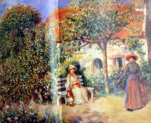 Garden Scene in Brittany,c.1886