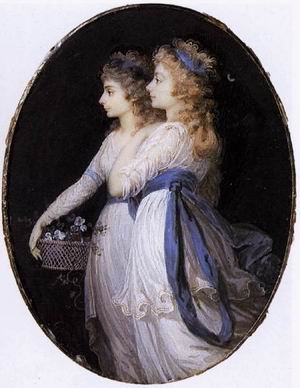 Georgiana, Duchess of Devonshire, with Lady Elizabeth Foster c. 1791