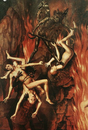 Last Judgment Triptych (detail) 1467-71