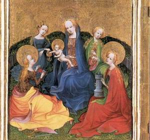 Madonna and Child with Saints(centre) 1410-20