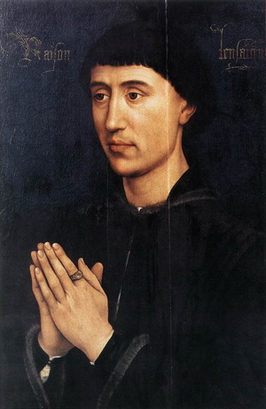 Portrait Diptych of Laurent Froimont (right wing) 1460s