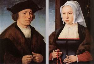 Portrait of a Man and Woman 1520 and 1527