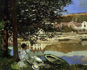 River Scene at Bennecourt 1868
