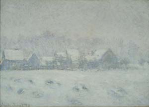 Snow at Giverny
