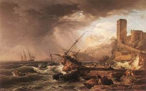 Storm with a Shipwreck 1754
