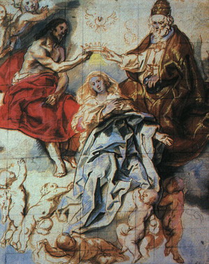 The Coronation of the Virgin by the Holy Trinity