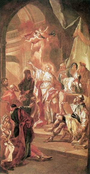 The Dispute between St Catherine of Alexandria and the Philosophers 1775