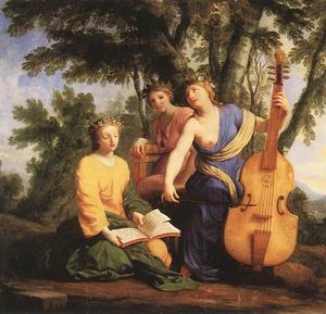 The Muses, Melpomene, Erato and Polymnia 1652-55
