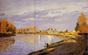 The Seine near Bougival (detail) 1872