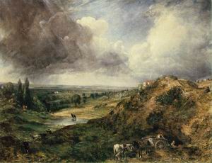 Branch Hill Pond, Hampstead Heath 1828