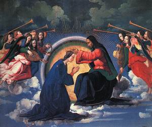 Detail from The Coronation of the Virgin