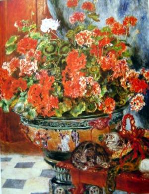 Flowers and Cats, 1880