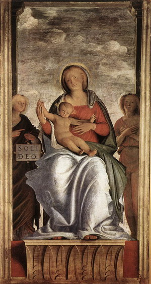 Madonna and Child with Two Angels c. 1508