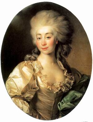 Portrait of Duchess Ursula Mniszek 1782