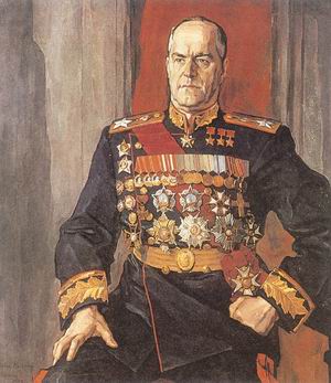 Portrait of the Marshal Georgi Zhukov 1945