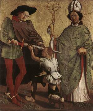 St Martin of Tours and St Nicholas of Bari c. 1450