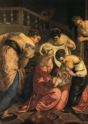 The Birth of John the Baptist, detail 1550