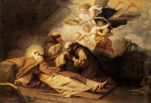 The Death of St Anthony the Hermit