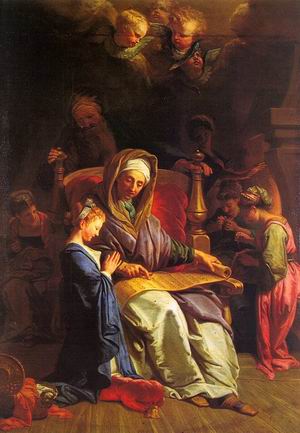 The Education of the Virgin 1700