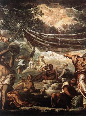 The Miracle of Manna (detail) 1577