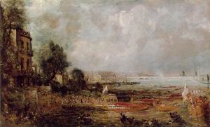 The Opening of Waterloo Bridge 1829