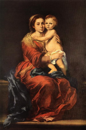 Virgin and Child with a Rosary 1650-55