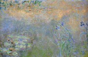 Water-Lily Pond with Irises 1920-1926