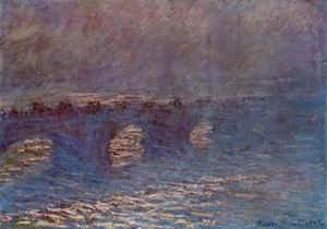 Waterloo Bridge Effect of Sun in the Mist 1899-1901