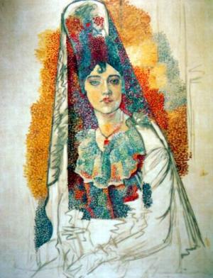 Woman in a Mantilla