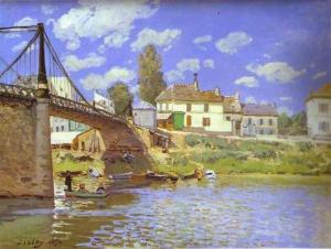 Bridge at Villeneuve-la- Garenne. 1872