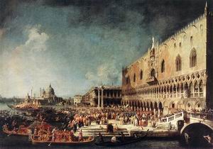 Arrival of the French Ambassador in Venice 1740s