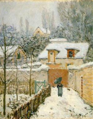 Snow at Louveciennes.1874