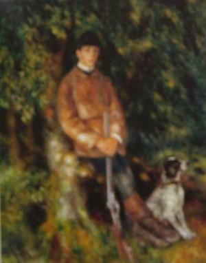 Alfred Berard and his Dog,1881