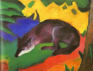 Blue-Black Fox (Blauschwarzer Fuchs), 1911