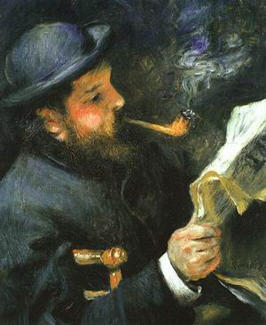 Claude Monet Reading, 1872