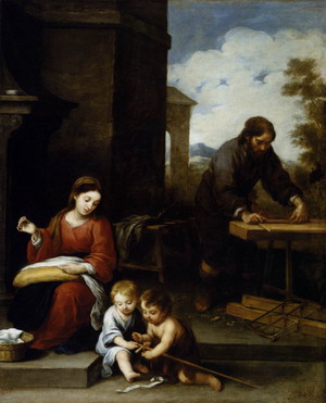 Holy Family with the Infant St John 1655-60