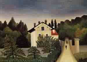 Landscape on the Banks of the Oise Area of Chaponval 1905