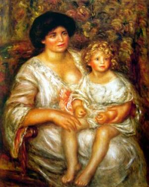 Madame Thurneyssen and her Daughter, (Mother and Child), 1910