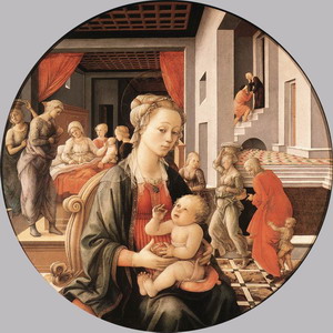 Madonna &amp; Child with Stories from the Life of St. Anne