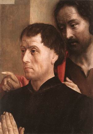 Portrait of a Donor with St John the Baptist 1478-80