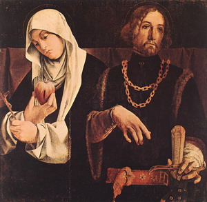 Sts Catherine of Siena and Sigismund 1508