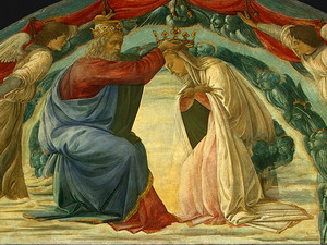 The Coronation of the Virgin (detail) c. 1480