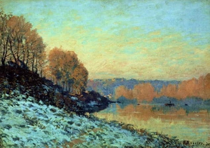 The Seine at Bougival in Winter 1872